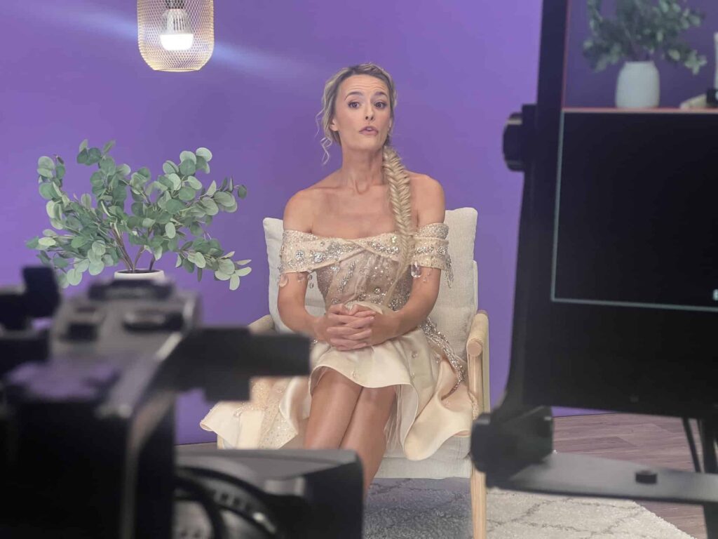 Below Deck actress in Manchester studio